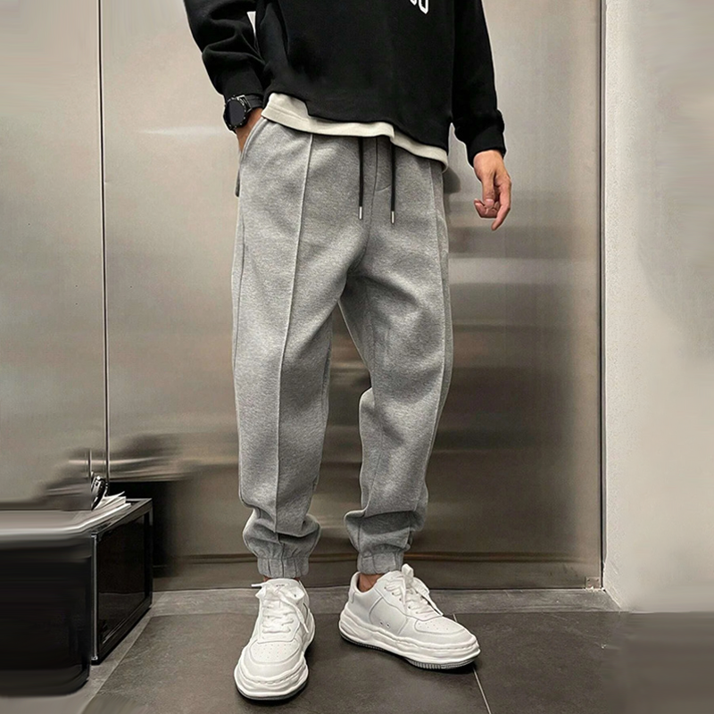 Pantalón jogger cálido para hombre con cintura ajustable