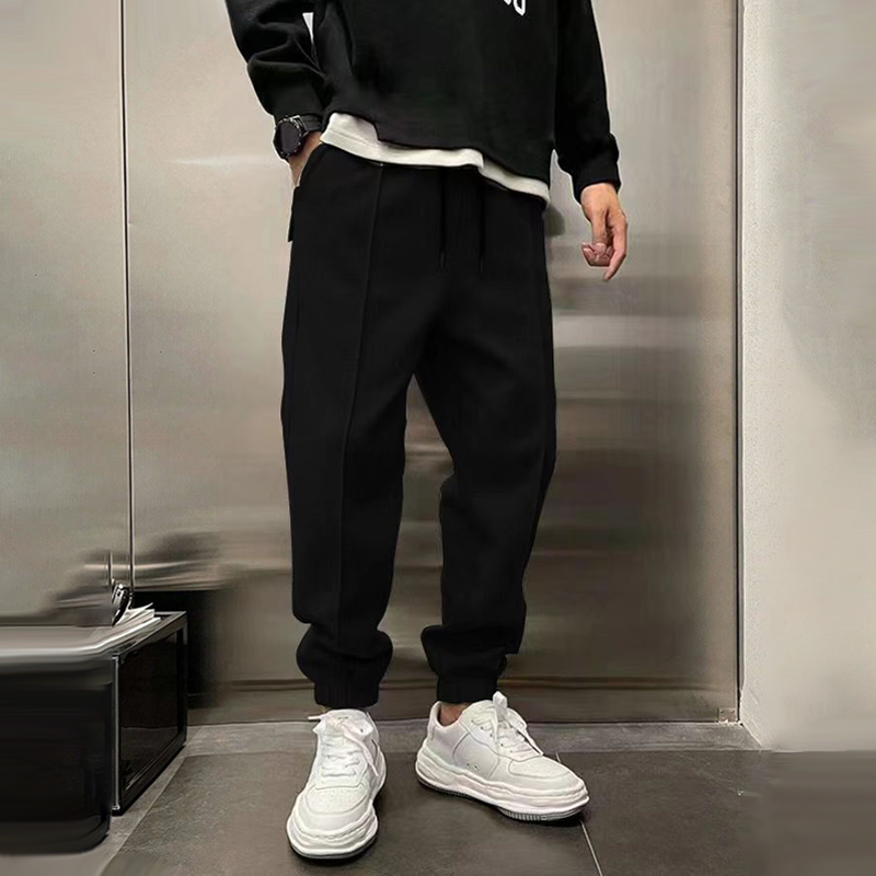 Pantalón jogger cálido para hombre con cintura ajustable