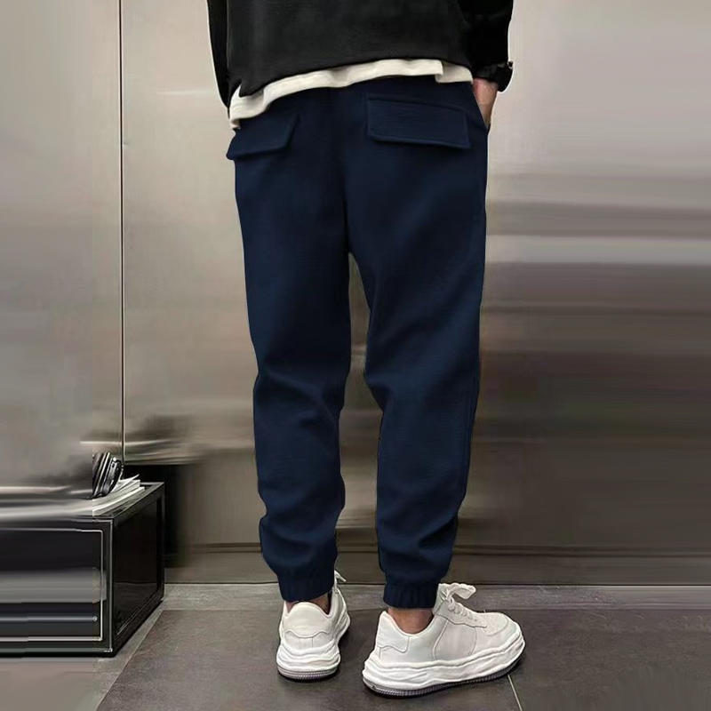 Pantalón jogger cálido para hombre con cintura ajustable