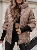 Chaqueta acolchada de mujer con capucha