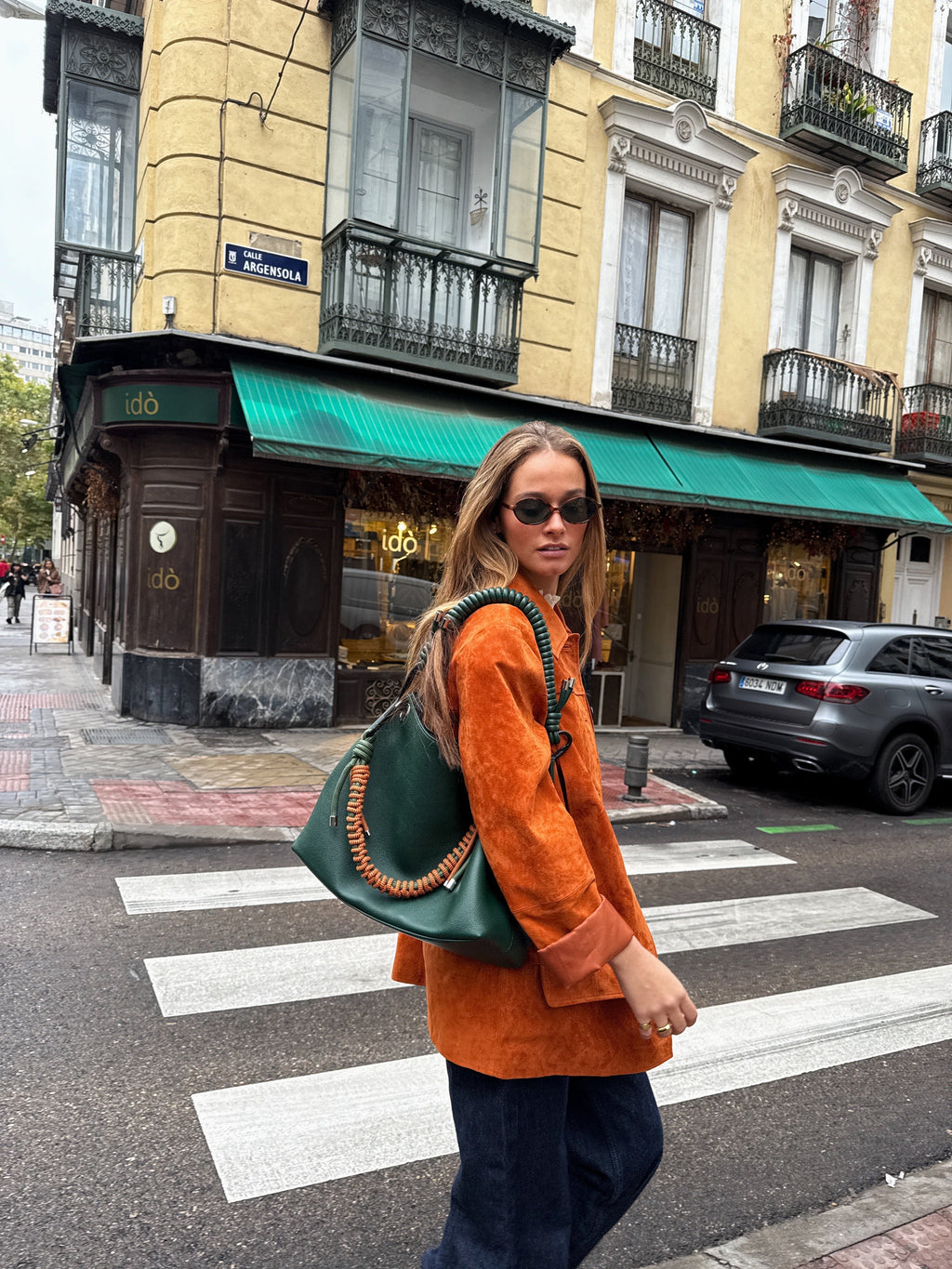 Petra Verde, bolso shopper estructurado de Olivia Mareque