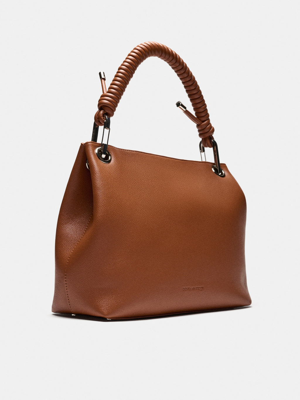 Petra Marrón, bolso shopper estructurado de Olivia Mareque