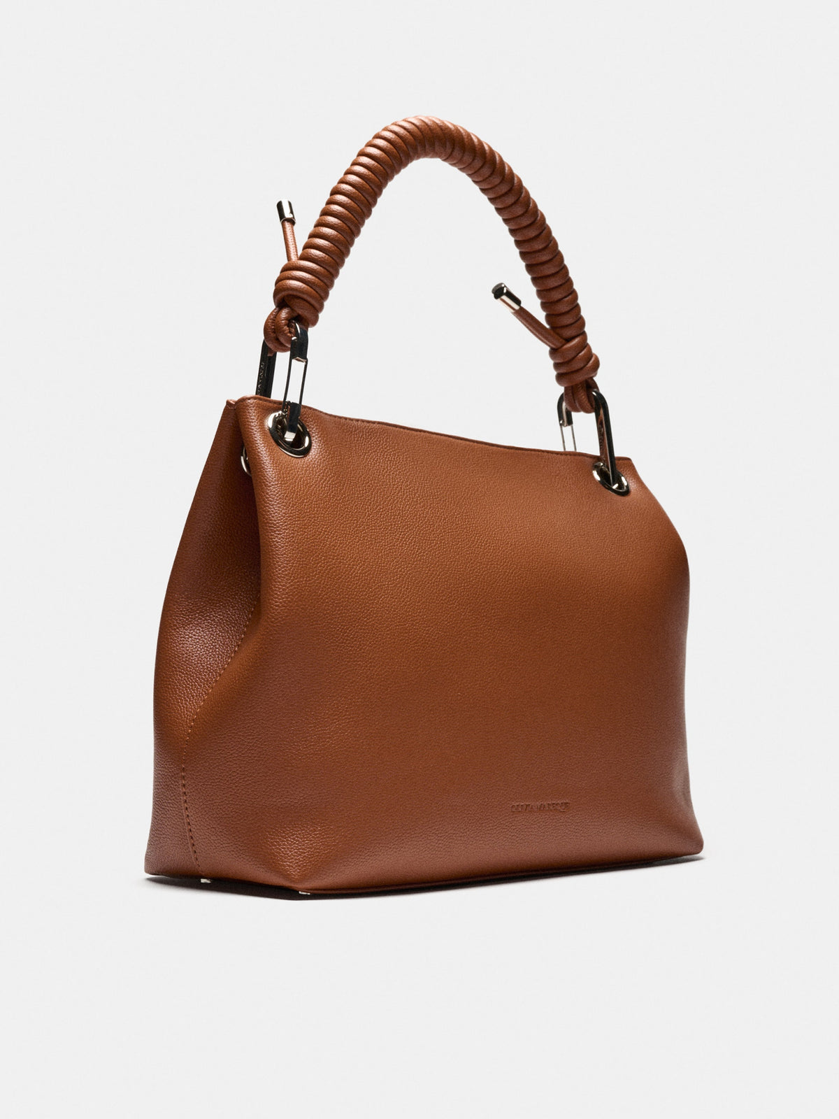 Petra Marrón, bolso shopper estructurado de Olivia Mareque
