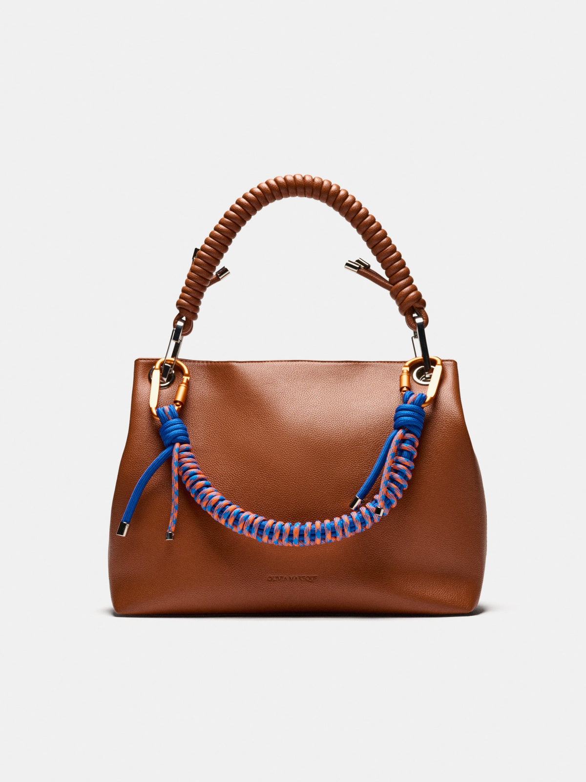 Petra Marrón, bolso shopper estructurado de Olivia Mareque