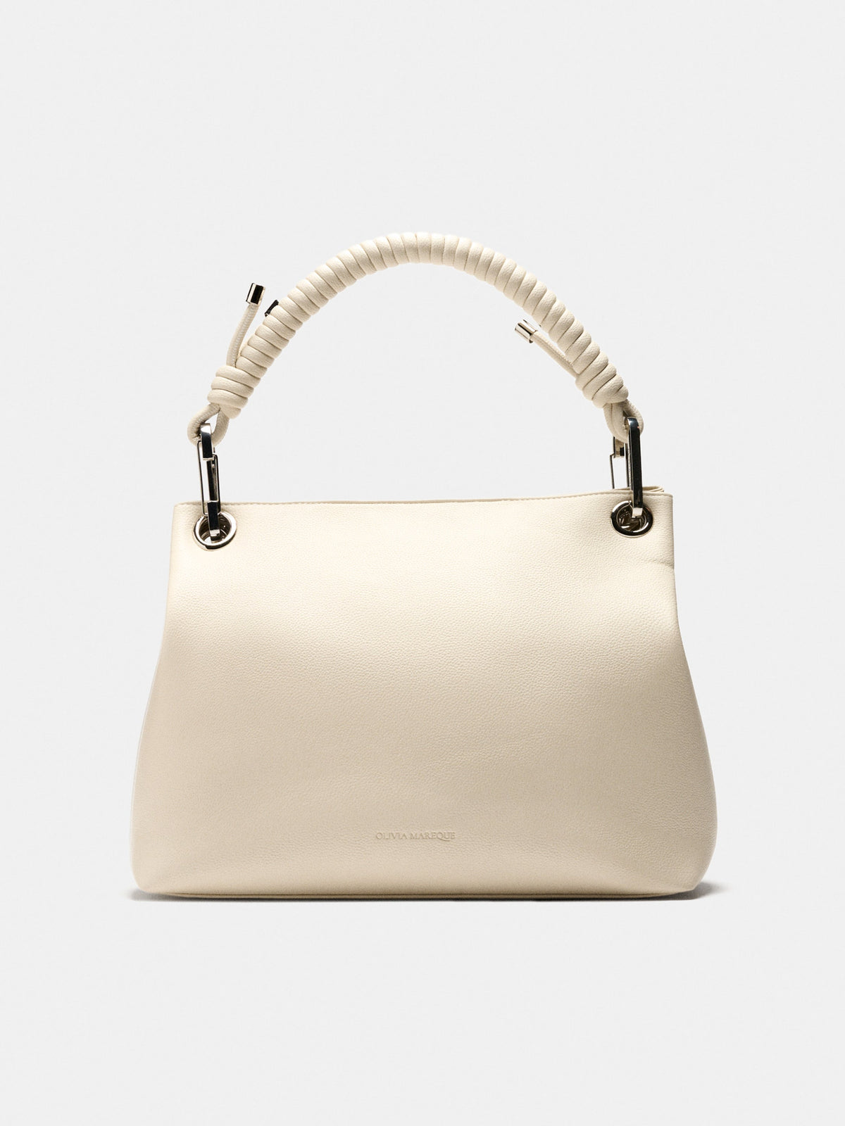Petra Beige, bolso shopper estructurado de Olivia Mareque