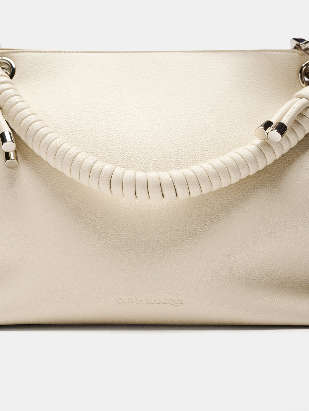 Petra Beige, bolso shopper estructurado de Olivia Mareque