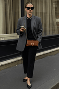 Cartera Nova de piel de vacuno con cremallera