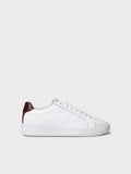 Zapatilla deportiva blanca de piel para mujer | AROA