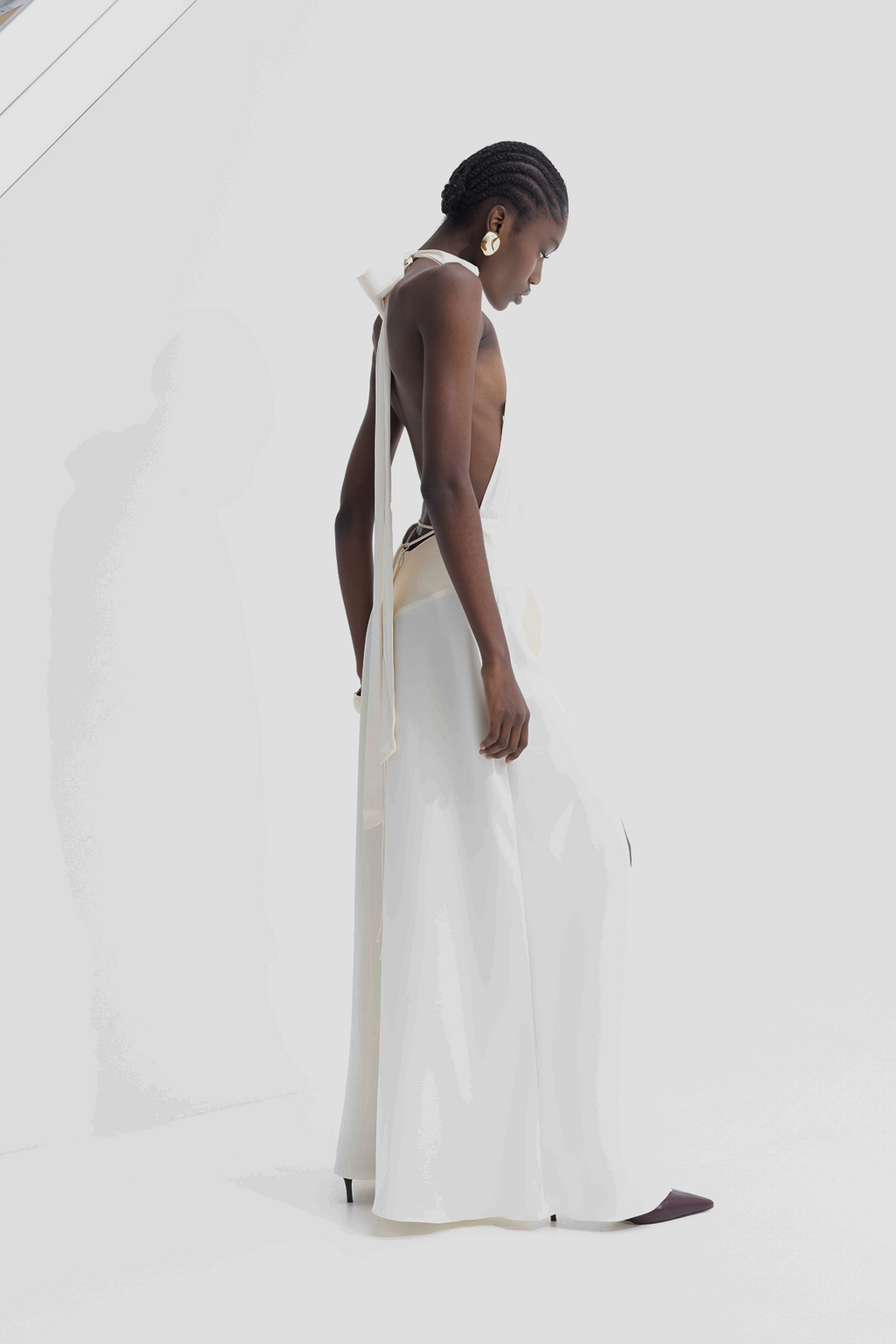 Vestido La Emperifollá en blanco roto