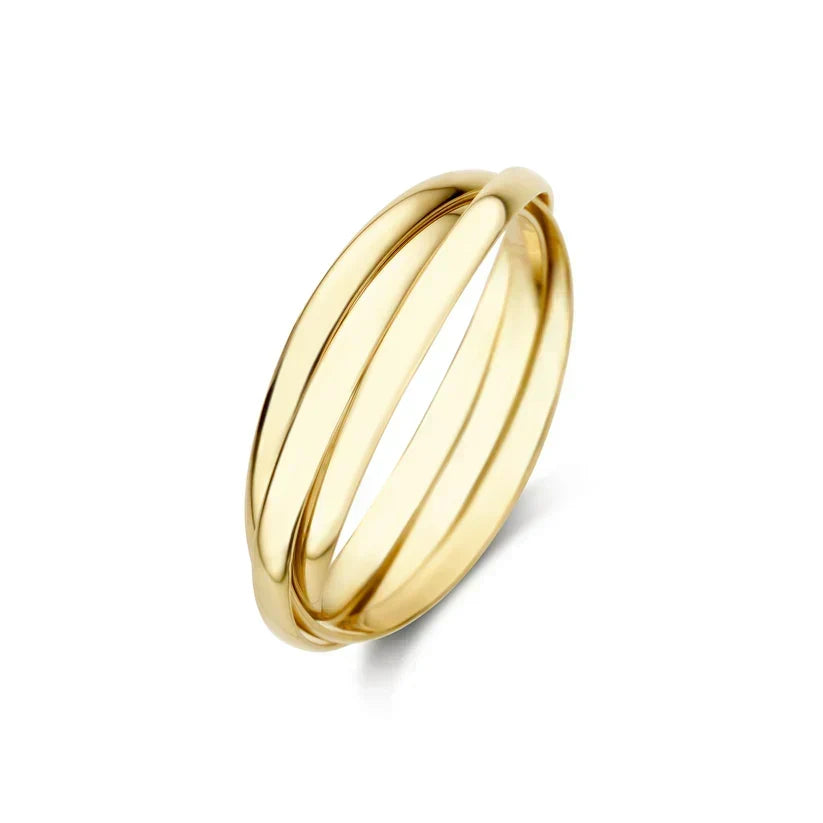 Natalia | Anillo dorado clásico