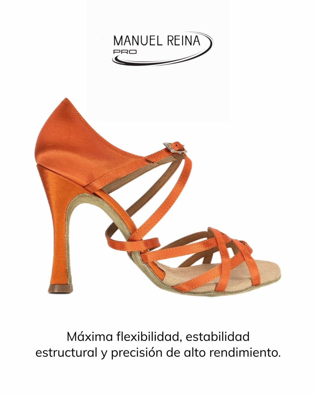 Sandalias de baile latino Flex 2 en cobre