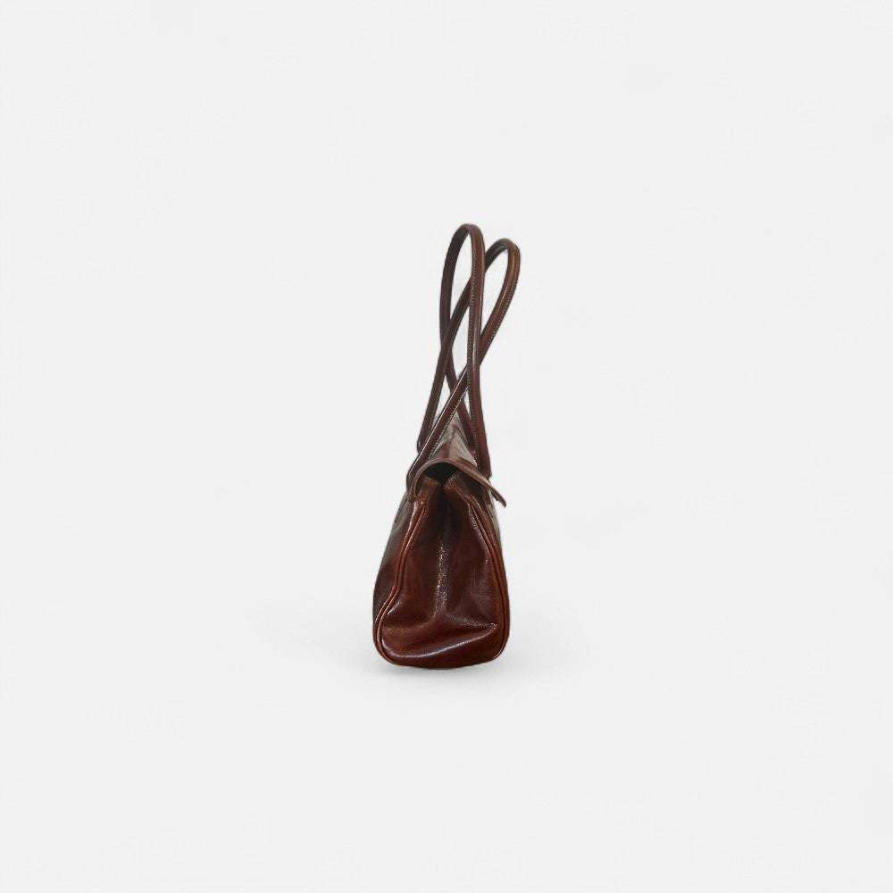 Bolso shopper Uffizi café de piel italiana