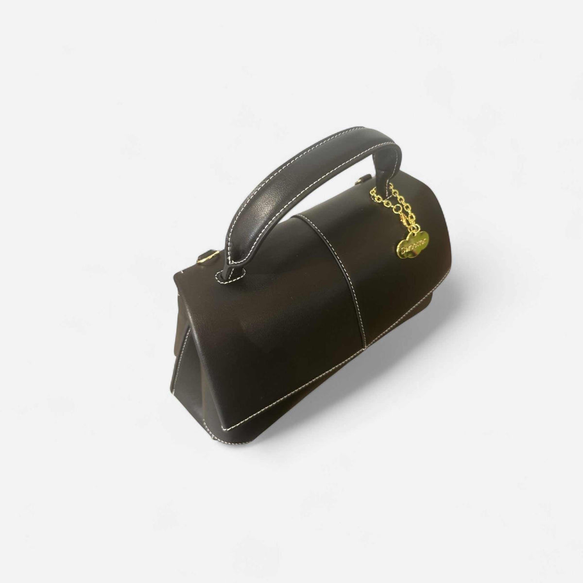 Bolso bandolera Neptuno Lux negro de piel de vacuno