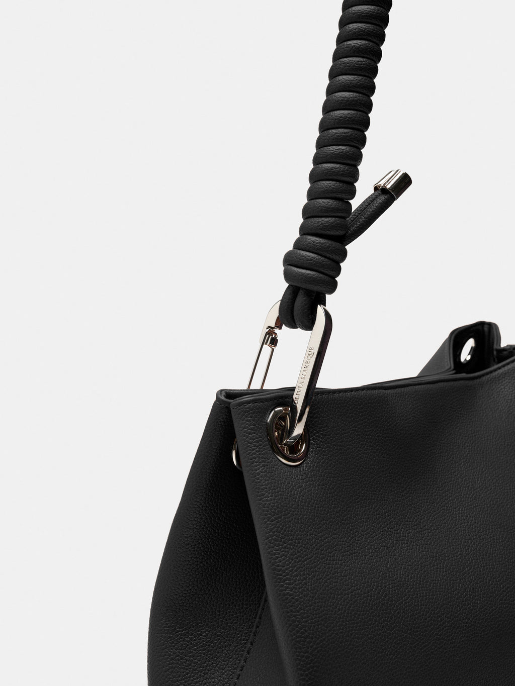 Petra Negro, bolso shopper estructurado de Olivia Mareque