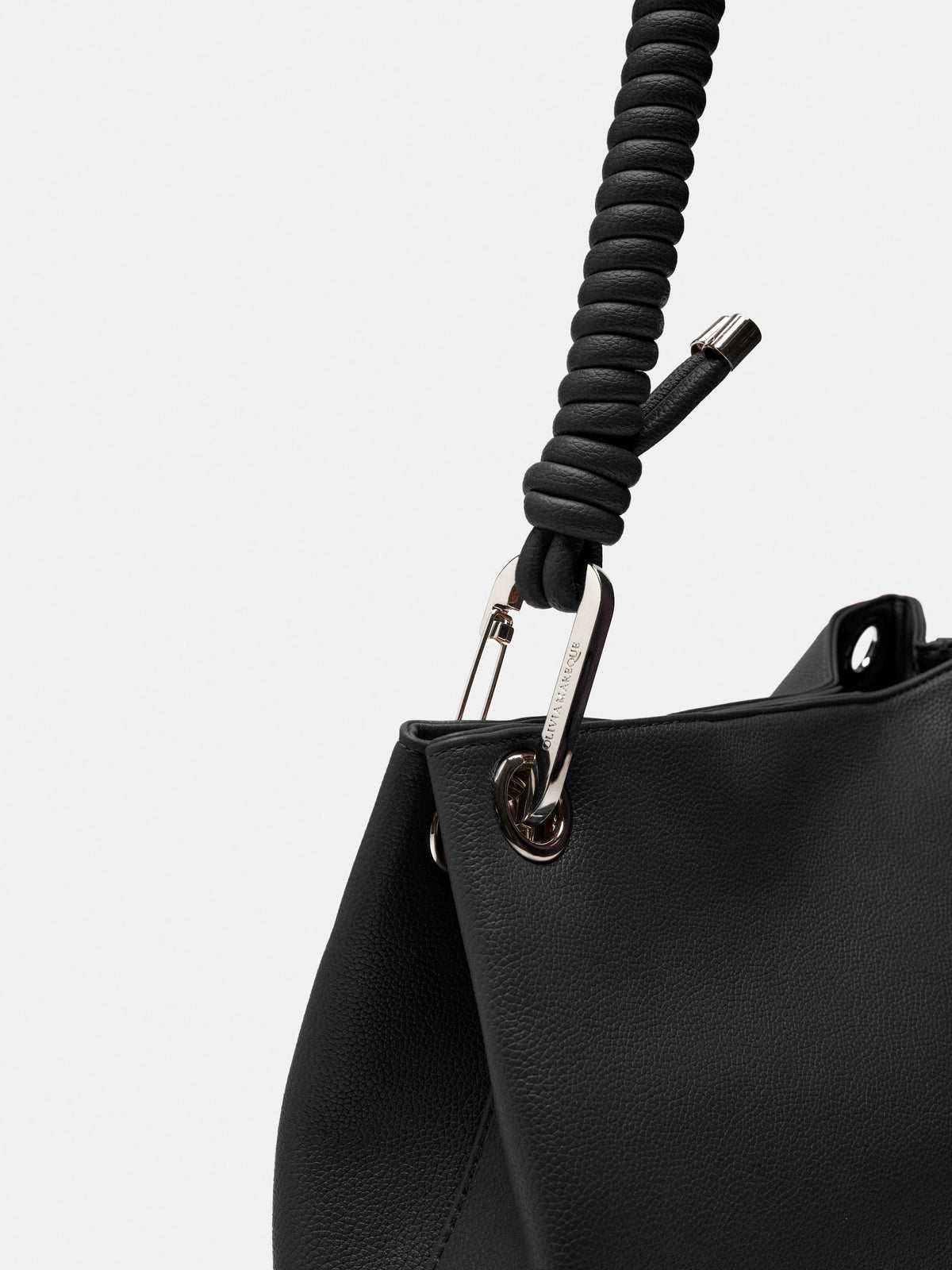 Petra Negro, bolso shopper estructurado de Olivia Mareque