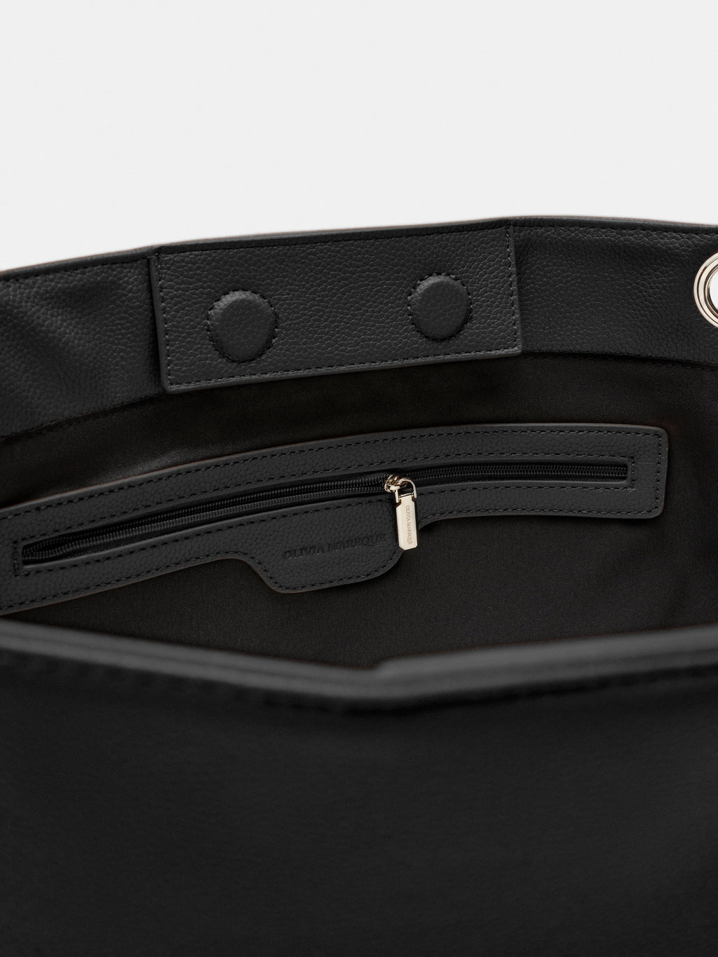Petra Negro, bolso shopper estructurado de Olivia Mareque