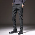 Pantalón de vestir slim fit elástico para hombre