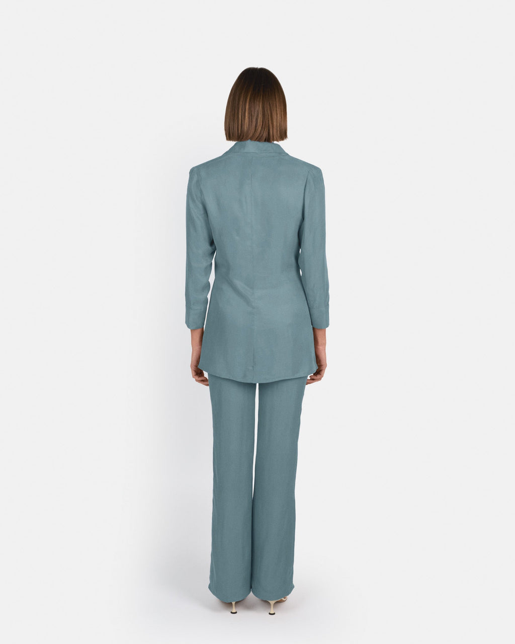 Pantalón Selene de tiro alto en cupro