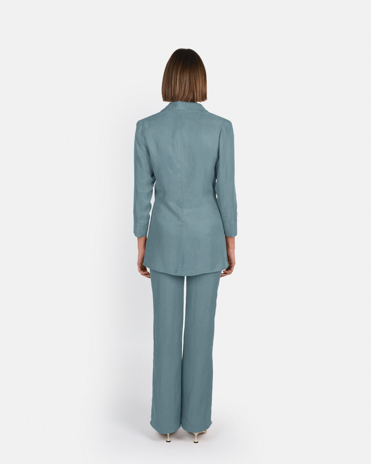 Pantalón Selene de tiro alto en cupro