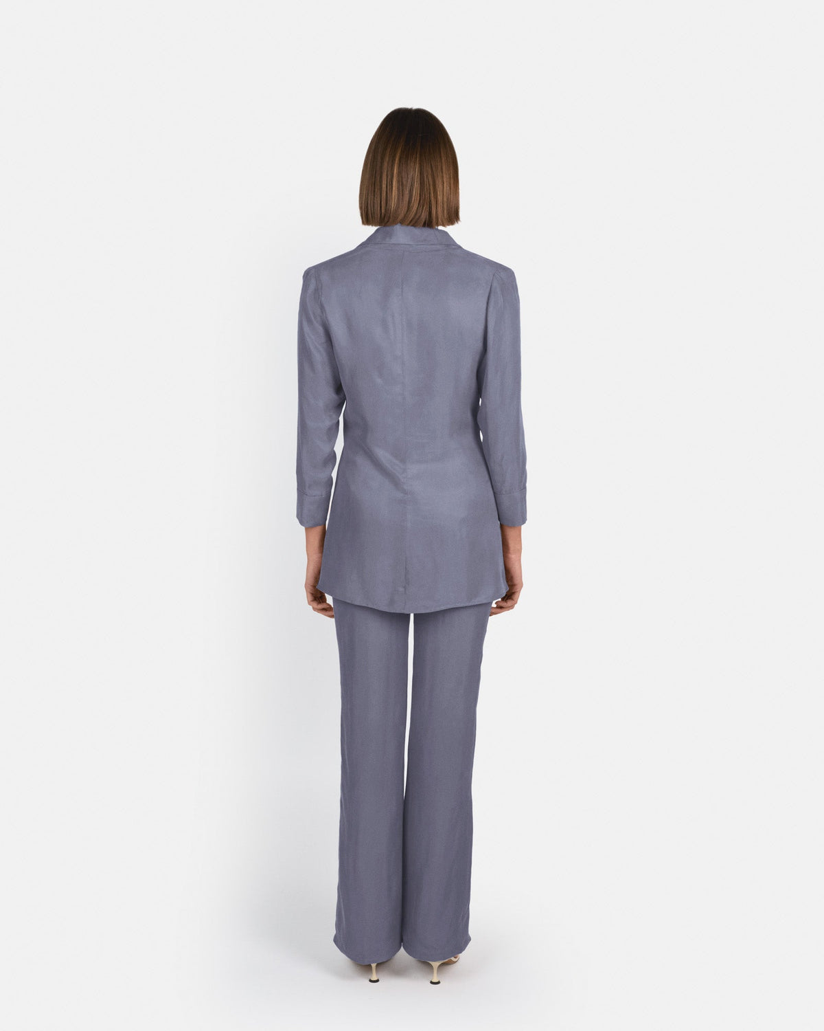 Pantalón Selene de tiro alto en cupro