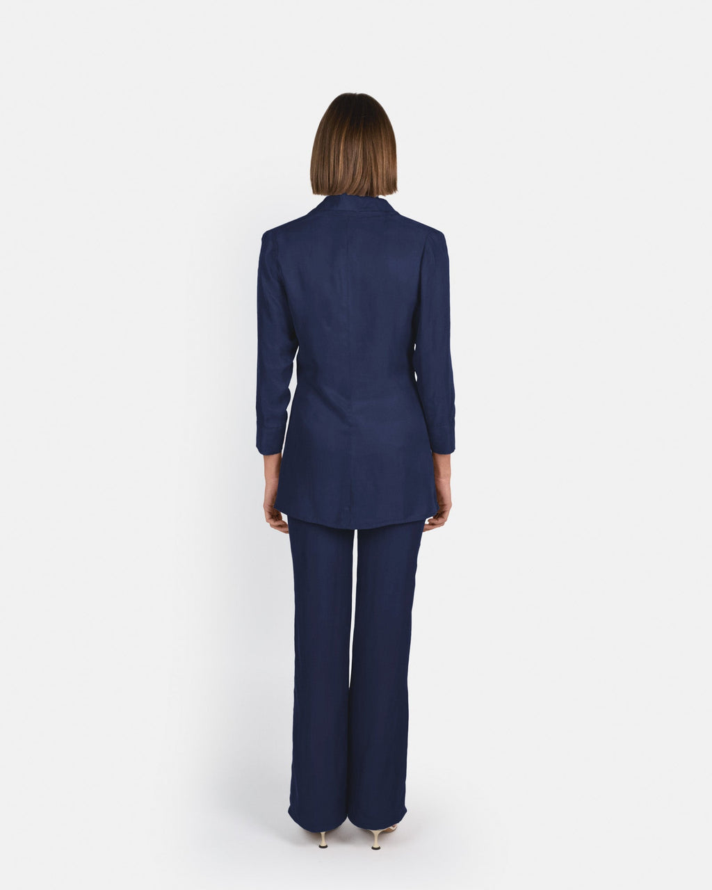 Pantalón Selene de tiro alto en cupro