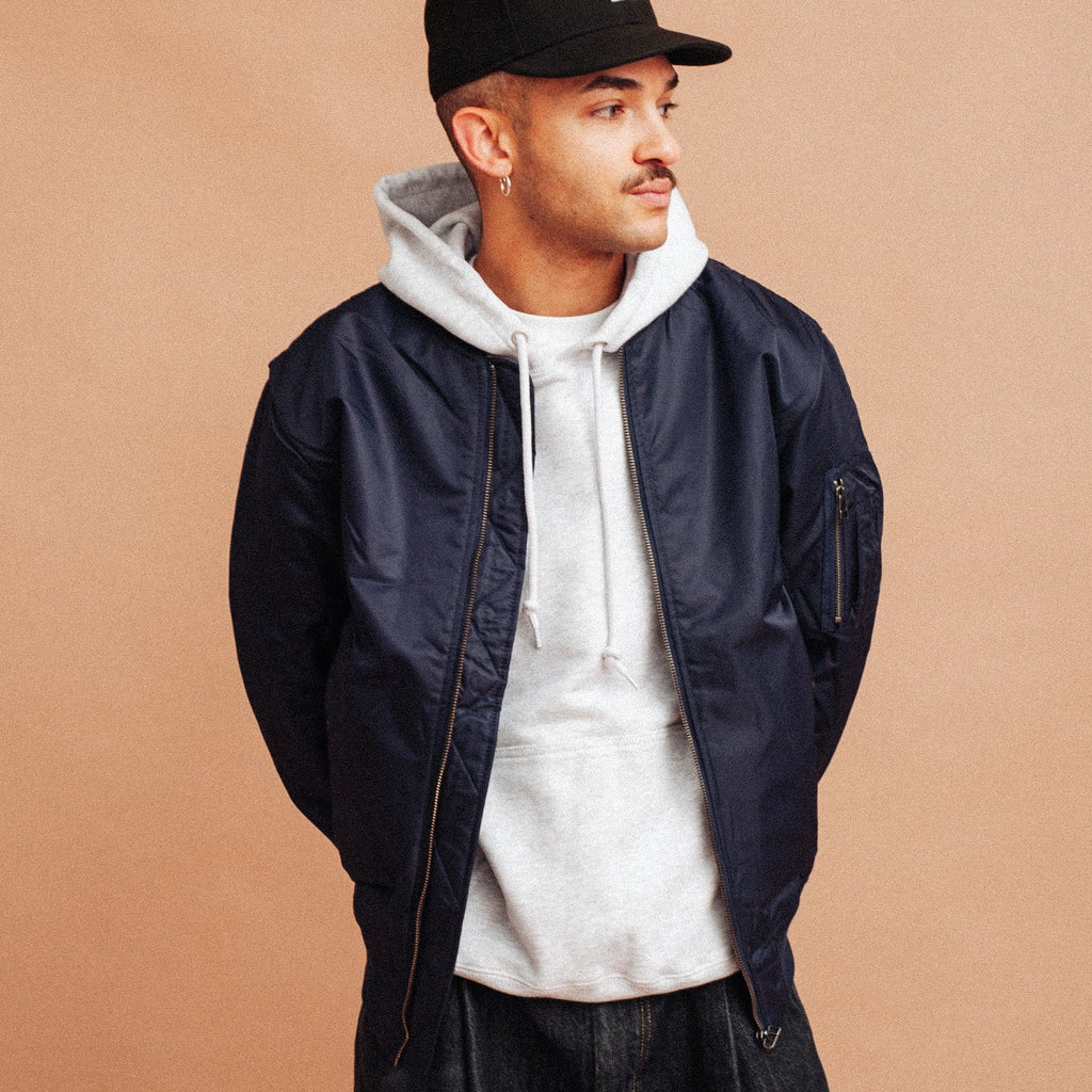 Chaqueta bomber MA-1 azul marino