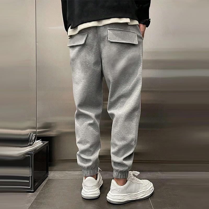 Pantalón jogger cálido para hombre con cintura ajustable