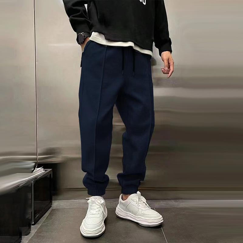 Pantalón jogger cálido para hombre con cintura ajustable